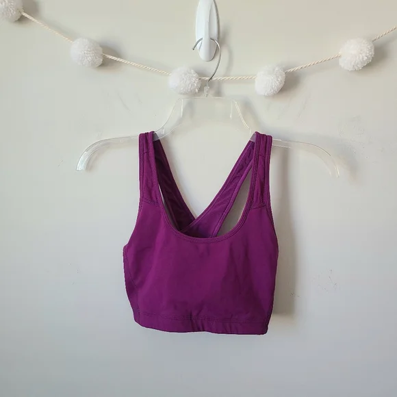 Alo Yoga Purple Sports Bra Size XS - Picture 1 of 8